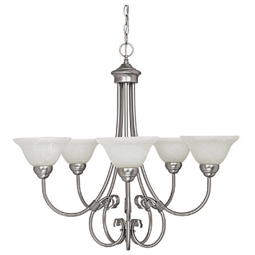 Capital Lighting 3226MN220 Hometown Mid Sized Chandelier - Matte Nickel