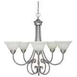 Capital Lighting 3226MN220 Hometown Mid Sized Chandelier - Matte Nickel