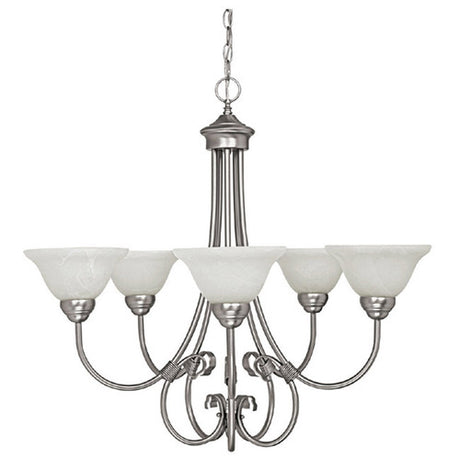 Capital Lighting 3226MN220 Hometown Mid Sized Chandelier - Matte Nickel