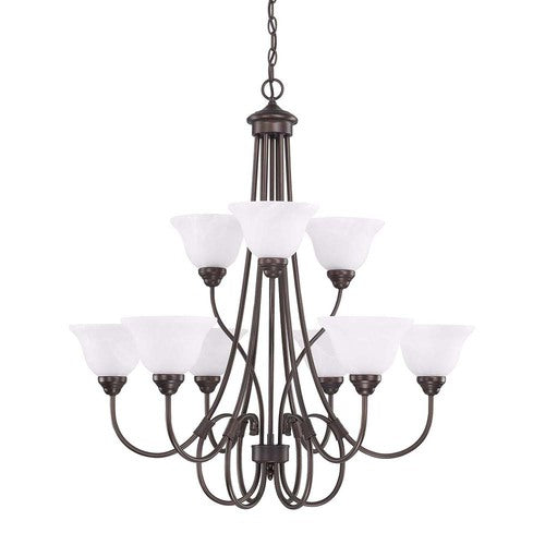Capital Lighting 3229BZ220 HomePlace Mid Sized Chandelier - Bronze