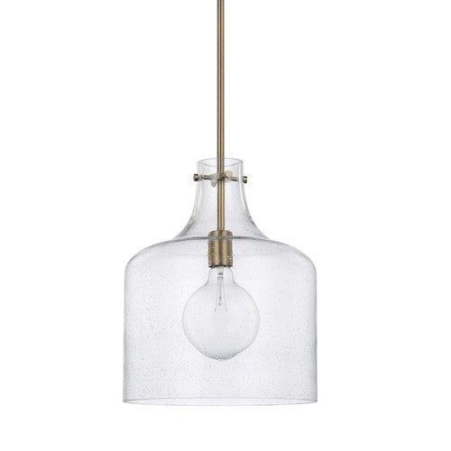 Capital Lighting 325712AD Down Light Pendant - Aged Brass
