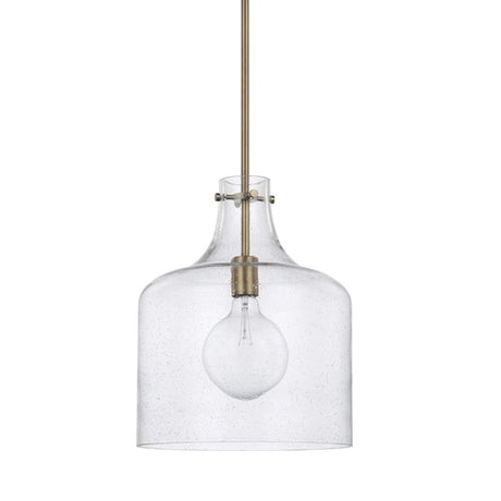 Capital Lighting 325712AD Down Light Pendant - Aged Brass
