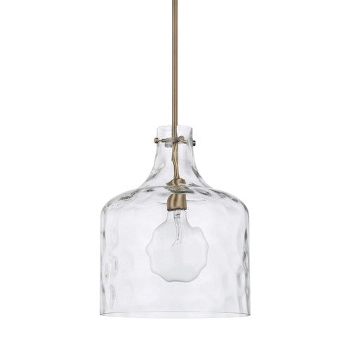 Capital Lighting 325717AD Down Light Pendant - Aged Brass