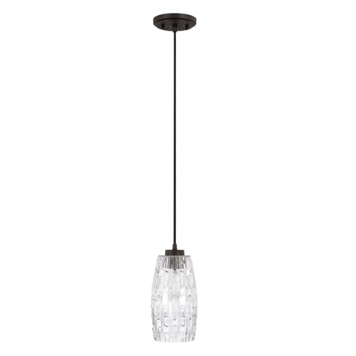 Capital Lighting 328611BI450 Mini Pendant - Black Iron