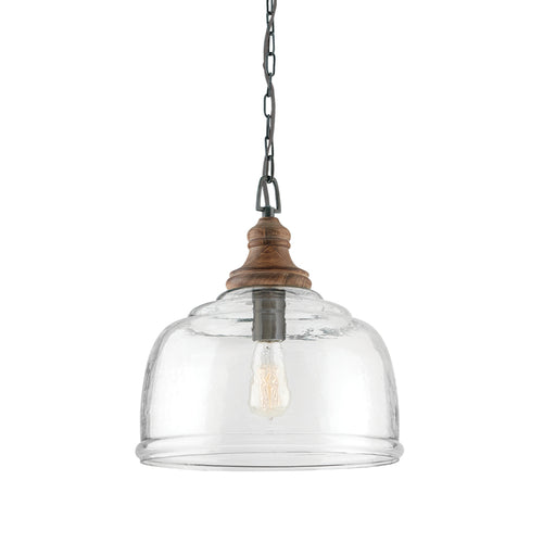 Capital Lighting 330318YG Julian Down Light Pendant - Grey Wash / Iron Silk