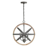 Capital Lighting 330544IW Entrance / Foyer Pendant - Iron / Wood