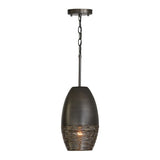 Capital Lighting 335111GI Sana Mini Pendant - Grey Iron