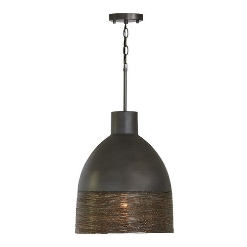 Capital Lighting 335112GI Sana Down Light Pendant - Grey Iron