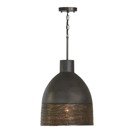 Capital Lighting 335112GI Sana Down Light Pendant - Grey Iron