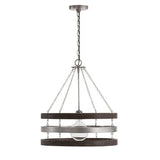 Capital Lighting 335812CM Entrance / Foyer Pendant - Carbon Grey / Matte Nickel