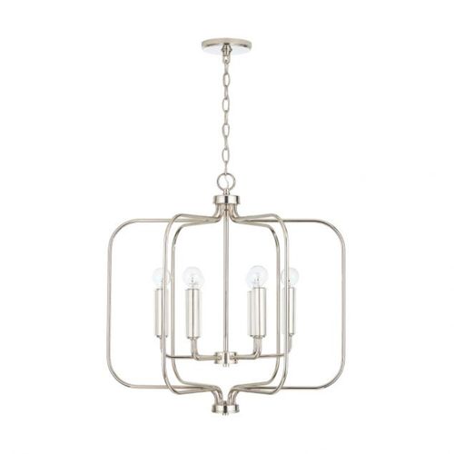 Capital Lighting 337561PN Della Down Light Pendant - Polished Nickel