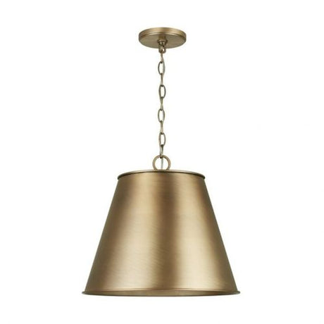 Capital Lighting 337811AD Independent Down Light Pendant - Aged Brass