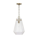 Capital Lighting 338316AD Lee Down Light Pendant - Aged Brass
