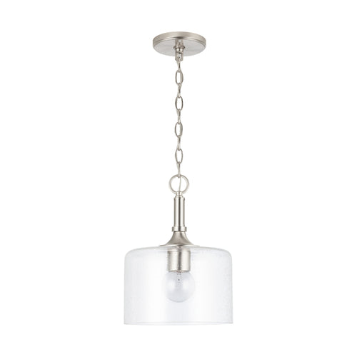 Capital Lighting 339311BN Carter Down Light Pendant - Brushed Nickel