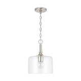 Capital Lighting 339311BN Carter Down Light Pendant - Brushed Nickel