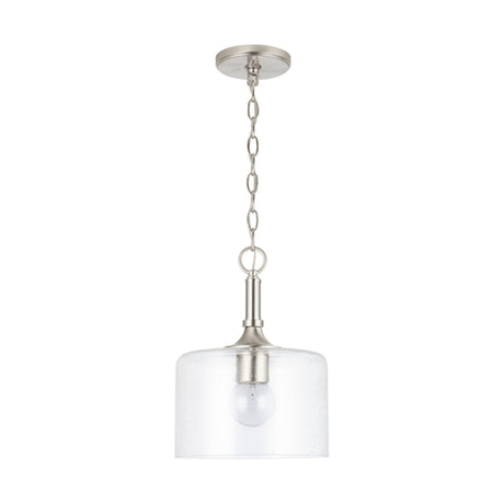 Capital Lighting 339311BN Carter Down Light Pendant - Brushed Nickel