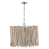 Capital Lighting 340241PP Drum Pendant - Brushed Pewter