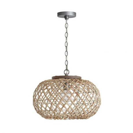 Capital Lighting 340811GK Rainey Down Light Pendant - Grey Wash / Antique Nickel
