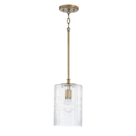 Capital Lighting 341311AD Emerson Mini Pendant - Aged Brass