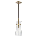 Capital Lighting 342411AD Mila Mini Pendant - Aged Brass