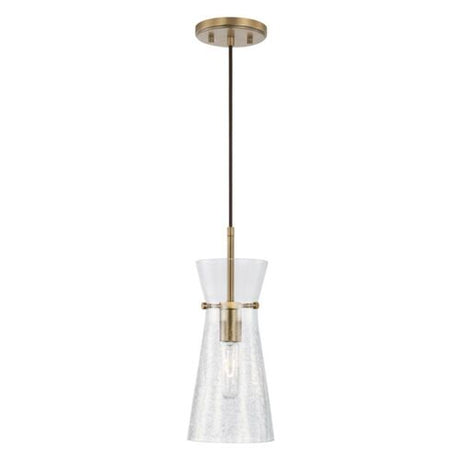 Capital Lighting 342411AD Mila Mini Pendant - Aged Brass