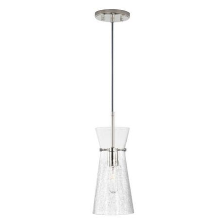 Capital Lighting 342411PN Mila Mini Pendant - Polished Nickel