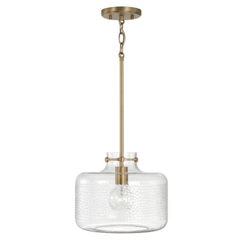 Capital Lighting 342512AD Down Light Pendant - Aged Brass
