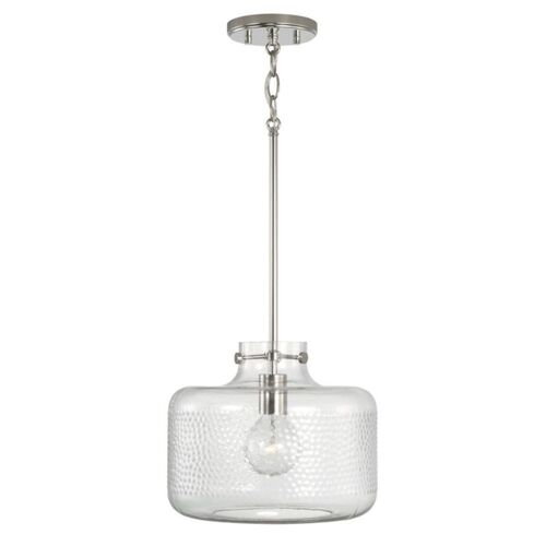 Capital Lighting 342512PN Down Light Pendant - Polished Nickel