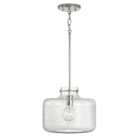 Capital Lighting 342512PN Down Light Pendant - Polished Nickel