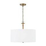 Capital Lighting 342631AD Abbie Down Light Pendant - Aged Brass