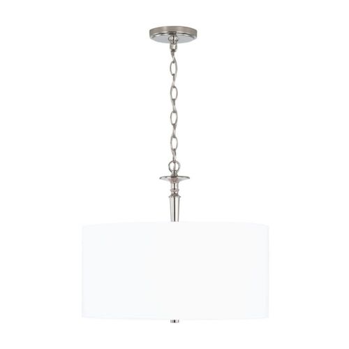 Capital Lighting 342631PN Abbie Down Light Pendant - Polished Nickel