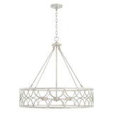Capital Lighting 343341WW Ricci Drum Pendant - Winter White