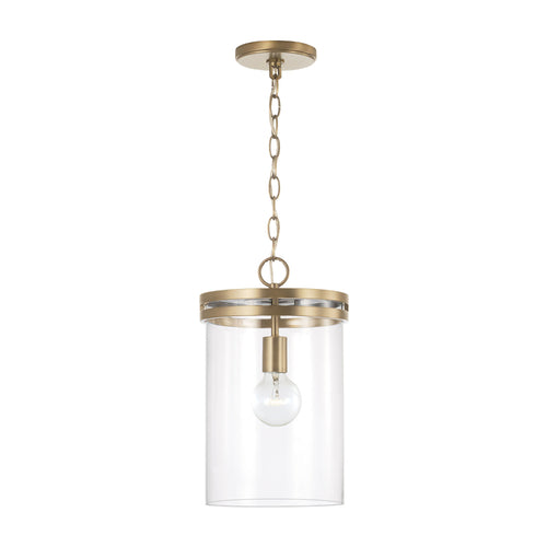 Capital Lighting 348711AD Fuller Down Light Pendant - Aged Brass