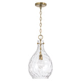 Capital Lighting 349012AD Brentwood Down Light Pendant - Aged Brass