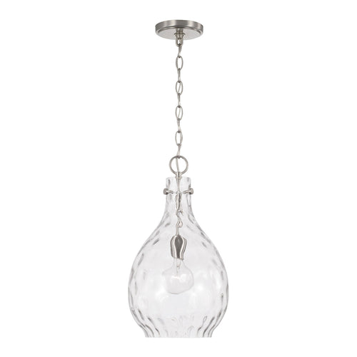 Capital Lighting 349012BN Brentwood Down Light Pendant - Brushed Nickel
