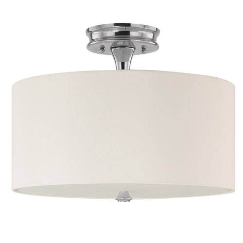 Capital Lighting 3874PN496 Studio Semi Flush Mount Ceiling Light - Polished Nickel