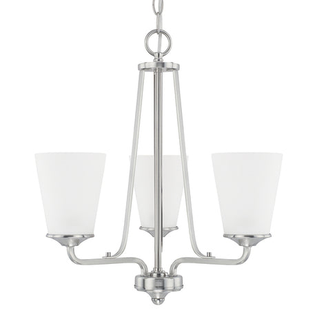 Capital Lighting 414131BN331 Braylon Mini Chandelier - Brushed Nickel
