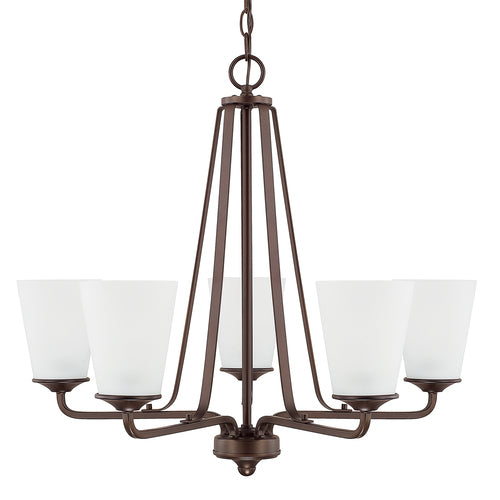 Capital Lighting 414151BZ331 Braylon Mid Sized Chandelier - Bronze