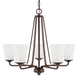 Capital Lighting 414151BZ331 Braylon Mid Sized Chandelier - Bronze