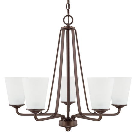 Capital Lighting 414151BZ331 Braylon Mid Sized Chandelier - Bronze