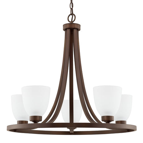 Capital Lighting 414351BZ333 Jameson Mid Sized Chandelier - Bronze