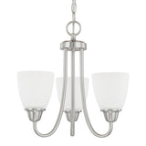 Capital Lighting 415131BN337 Trenton Mini Chandelier - Brushed Nickel
