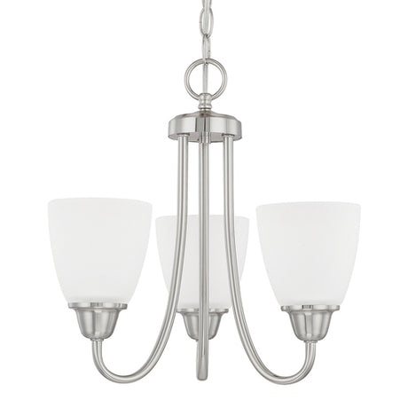 Capital Lighting 415131BN337 Trenton Mini Chandelier - Brushed Nickel