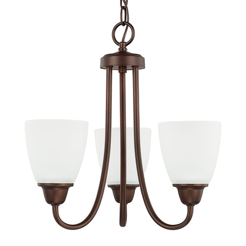 Capital Lighting 415131BZ337 Trenton Mini Chandelier - Bronze