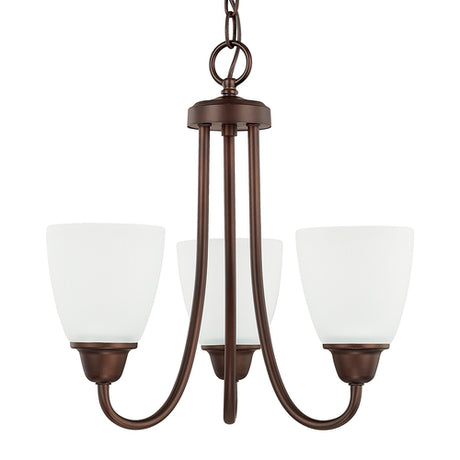 Capital Lighting 415131BZ337 Trenton Mini Chandelier - Bronze