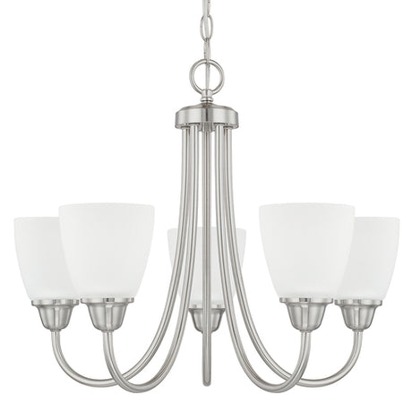 Capital Lighting 415151BN337 Trenton Mini Chandelier - Brushed Nickel