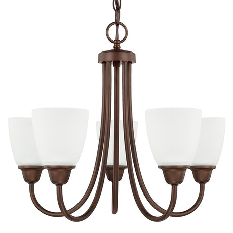 Capital Lighting 415151BZ337 Trenton Mini Chandelier - Bronze