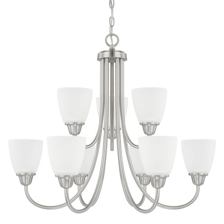 Capital Lighting 415191BN337 Trenton Mid Sized Chandelier - Brushed Nickel