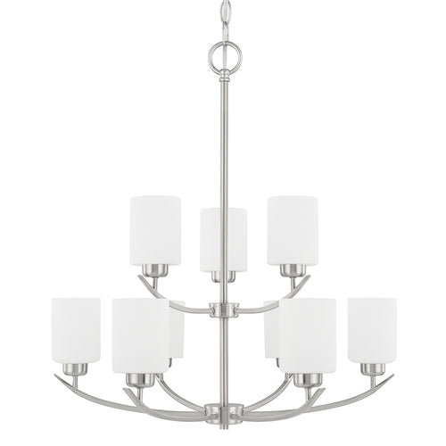 Capital Lighting 415291BN338 Dixon Mid Sized Chandelier - Brushed Nickel