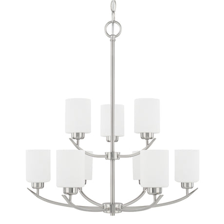 Capital Lighting 415291BN338 Dixon Mid Sized Chandelier - Brushed Nickel